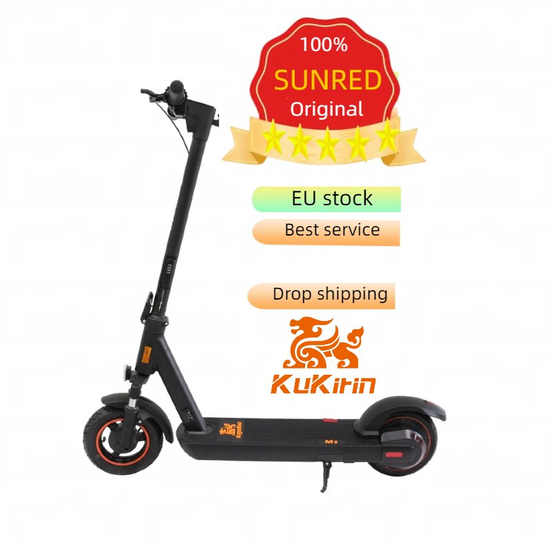 EU Stock Kukirin M3 10-Inch 500W Motor 40Km/Electric Scooter Germany Remote 40Km NFC Card Unlock Electric Scooter